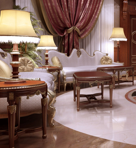 3d model classical private palace - Private palace_ sitting area by 3d_classic