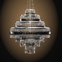 3d model bar chandelier crystal