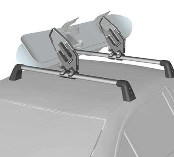 car snowboard 3d model - SnowboardRack by Antonio Zamburru