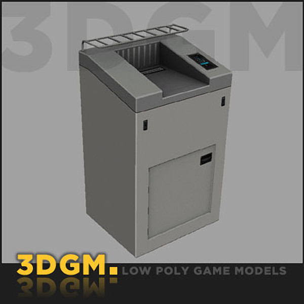 shredder 3dgm 3d model - Shredder by 3DGM by 3D Game Models