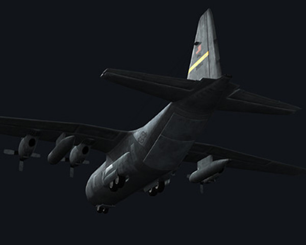 3d c-130 hercules military transport - C-130 Hercules by earth art