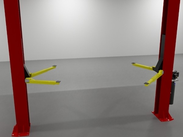 maya garage automotive lift - garage_scene2.zip by redline_or_nothing
