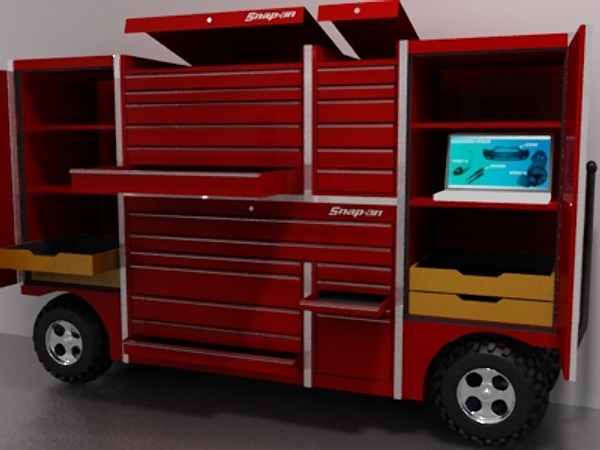 maya garage automotive lift - garage_scene2.zip by redline_or_nothing