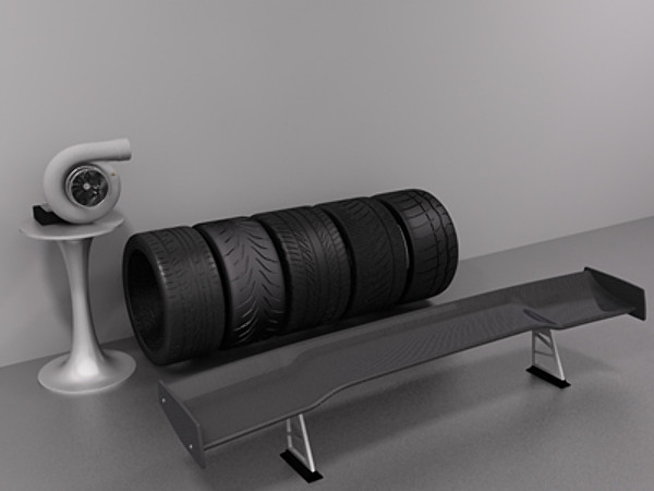 maya garage automotive lift - garage_scene2.zip by redline_or_nothing