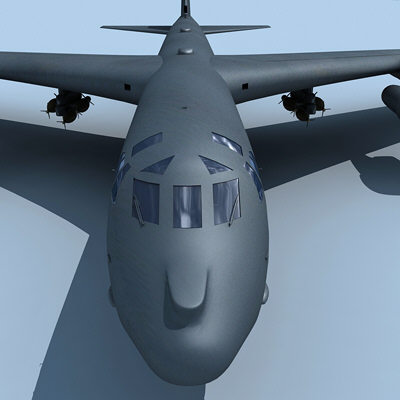 b52 fighter 3d model - B52 Bomber... by Gandoza