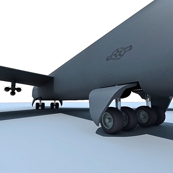 b52 fighter 3d model - B52 Bomber... by Gandoza