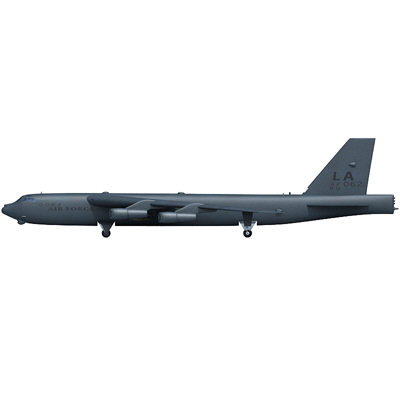 b52 fighter 3d model - B52 Bomber... by Gandoza