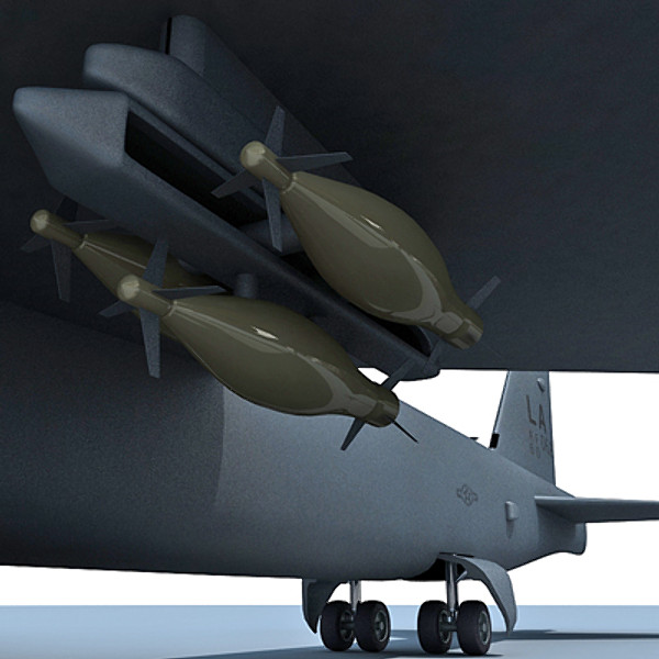 b52 fighter 3d model - B52 Bomber... by Gandoza