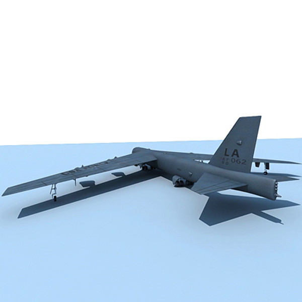 b52 fighter 3d model - B52 Bomber... by Gandoza