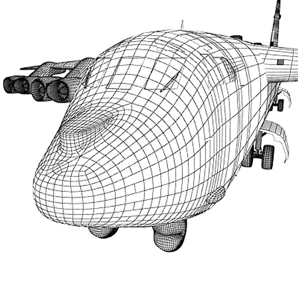 b52 fighter 3d model - B52 Bomber... by Gandoza