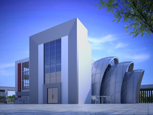 3d model scene company building - Company building by Ralf128