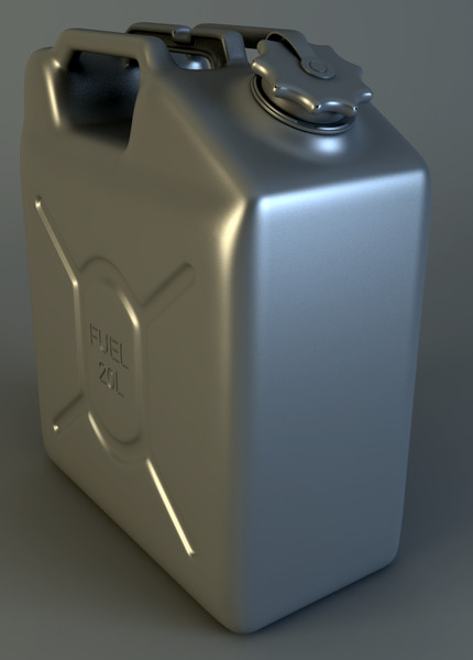 fuel gallon 3d model - Fuel gallon... by coresplendor