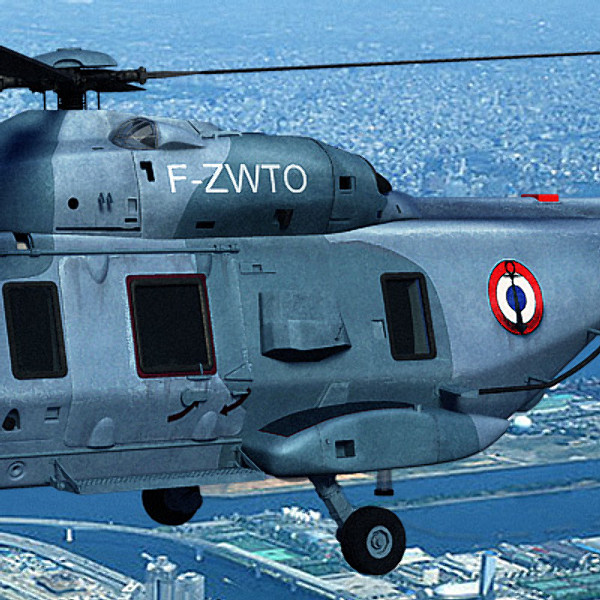 3d model european helicopter nh90 - NH90 helicopter (FR) by earth art