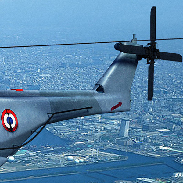 3d model european helicopter nh90 - NH90 helicopter (FR) by earth art
