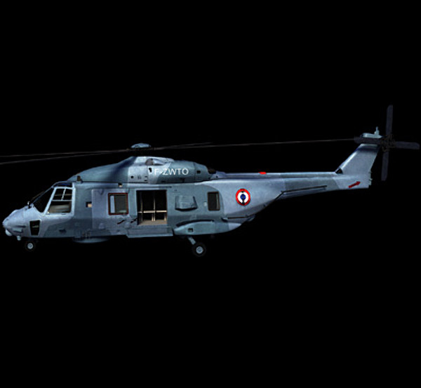 3d model european helicopter nh90 - NH90 helicopter (FR) by earth art