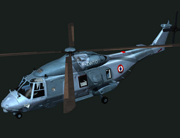 3d model european helicopter nh90 - NH90 helicopter (FR) by earth art