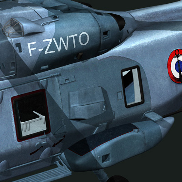 3d model european helicopter nh90 - NH90 helicopter (FR) by earth art