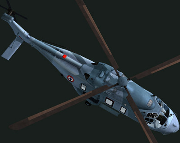 3d model european helicopter nh90 - NH90 helicopter (FR) by earth art