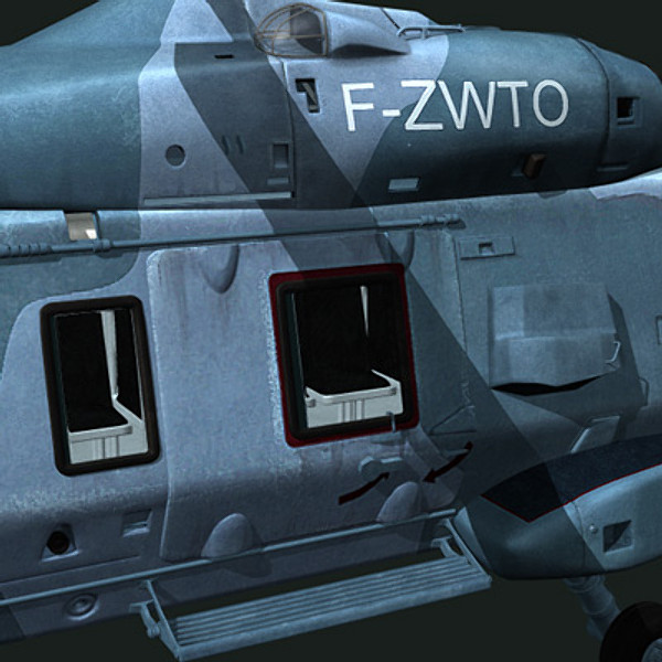3d model european helicopter nh90 - NH90 helicopter (FR) by earth art