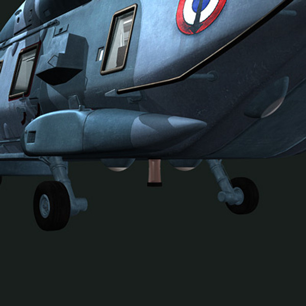 3d model european helicopter nh90 - NH90 helicopter (FR) by earth art