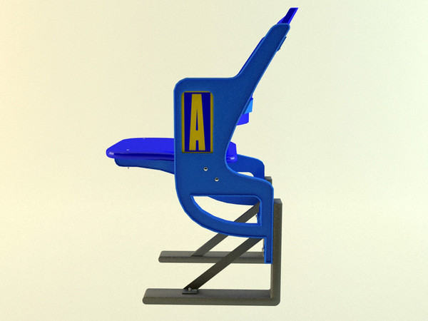 stadium seats 3d 3ds - Stadium Seat by Tornado Studio