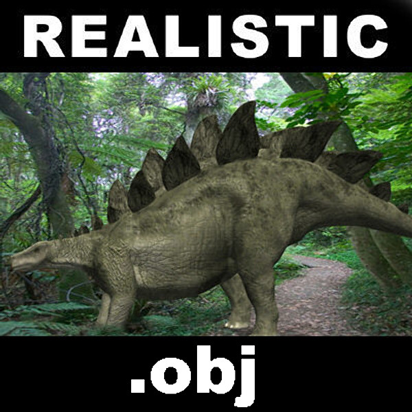 maya jp stegosaur - True JP Stegosaur Obj by Virtual creator