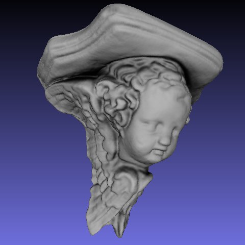 3dsmax stone pedestal angel - Pedestal Angel by 3D_Monger
