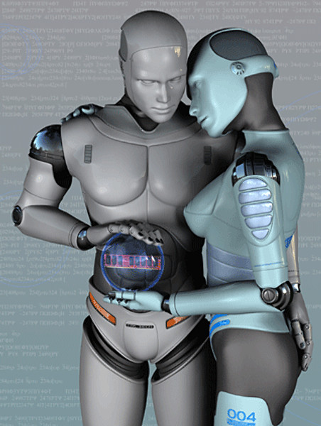 male robot android horse 3d model - Robot Android Collection by Ideas Unlimited