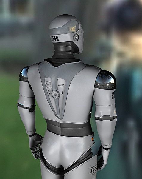 male robot android horse 3d model - Robot Android Collection by Ideas Unlimited