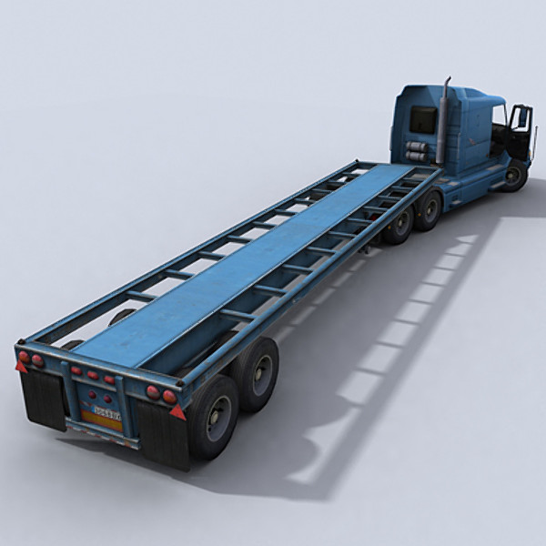3d container truck - Container Truck 1 by papillon