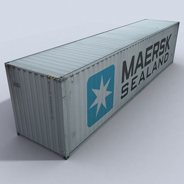 3d container truck - Container Truck 1 by papillon