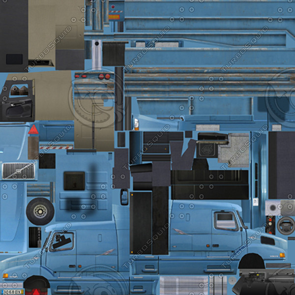 3d container truck - Container Truck 1 by papillon