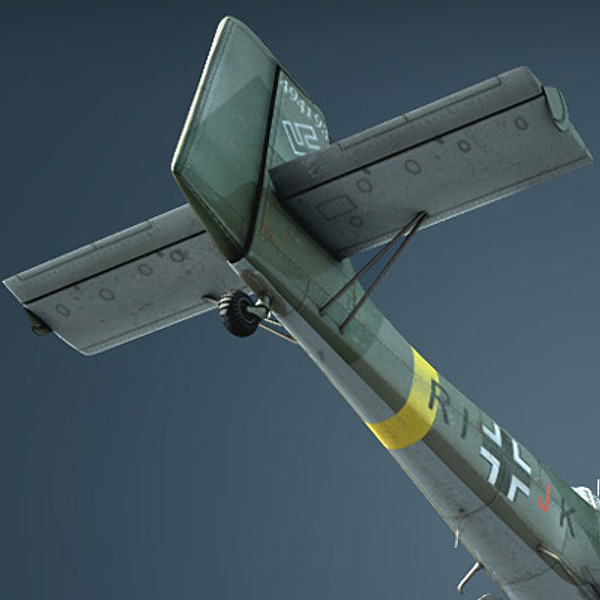 cinema4d stuka g2 87 - Ju 87G2 Stuka by Warag