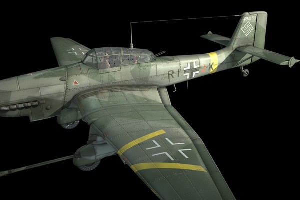 cinema4d stuka g2 87 - Ju 87G2 Stuka by Warag