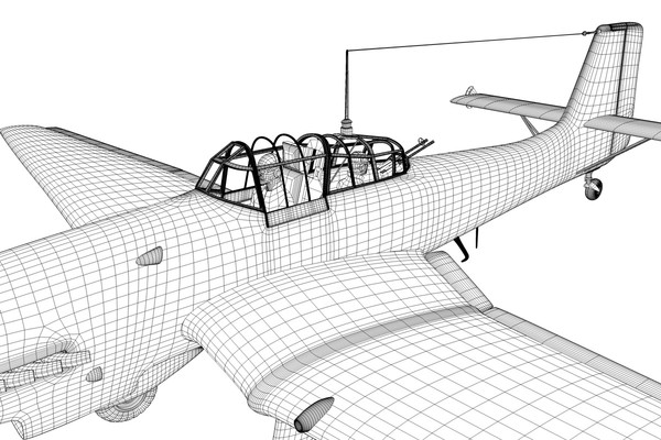 cinema4d stuka g2 87 - Ju 87G2 Stuka by Warag