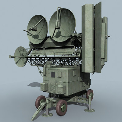 3ds max sa-2 guideline battalion - SA-2 battalion by Alex Kontz