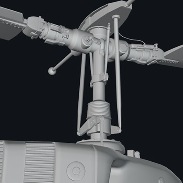 3d helicopter iroquois huey model - UH1N Iroquois(huey) by earth art