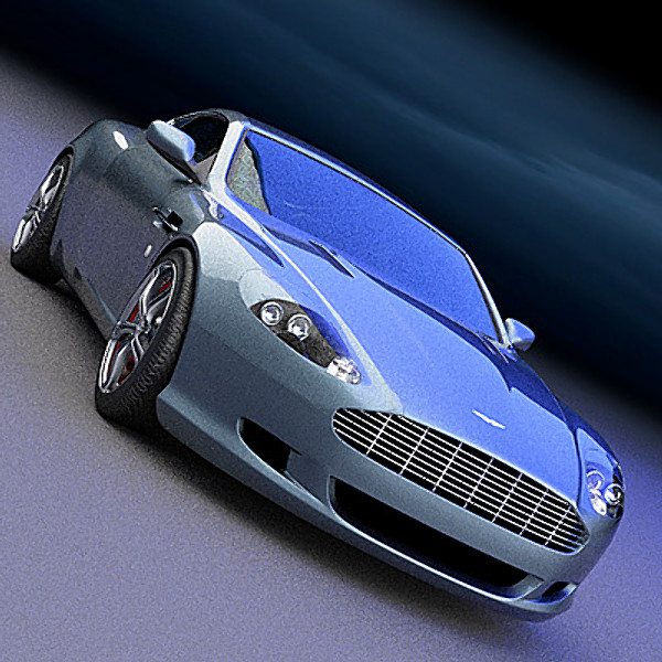 3d model aston martin db9 - Aston Martin DB9 by ArqArt3D