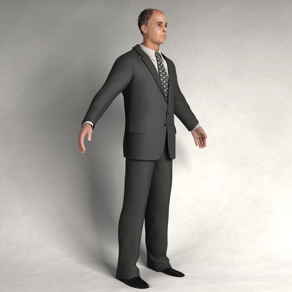 digital double mentalray 3d 3ds - BMan0002-HD2-CS by axyzdesign