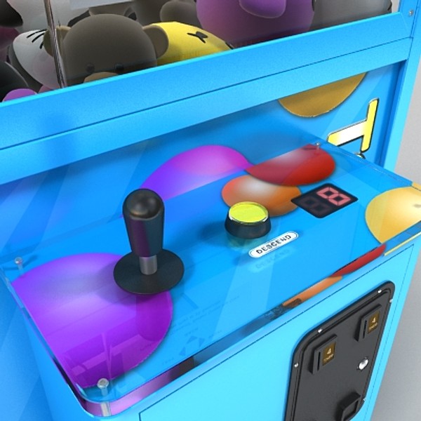 3dsmax arcade crane - arcade crane game by monkeyodoom