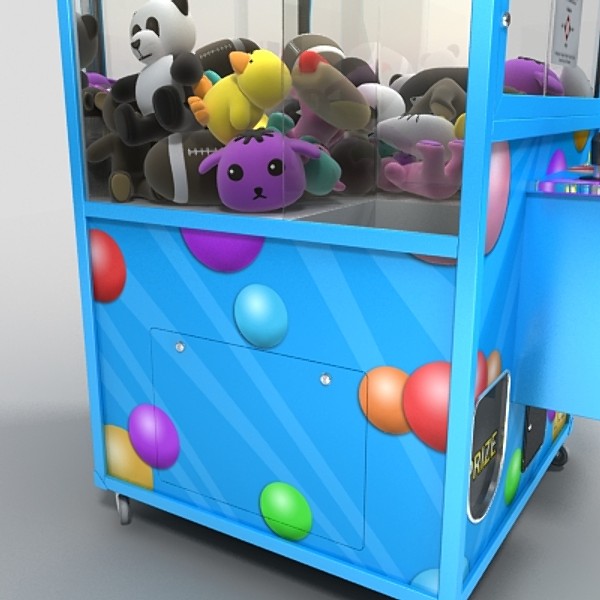 3dsmax arcade crane - arcade crane game by monkeyodoom