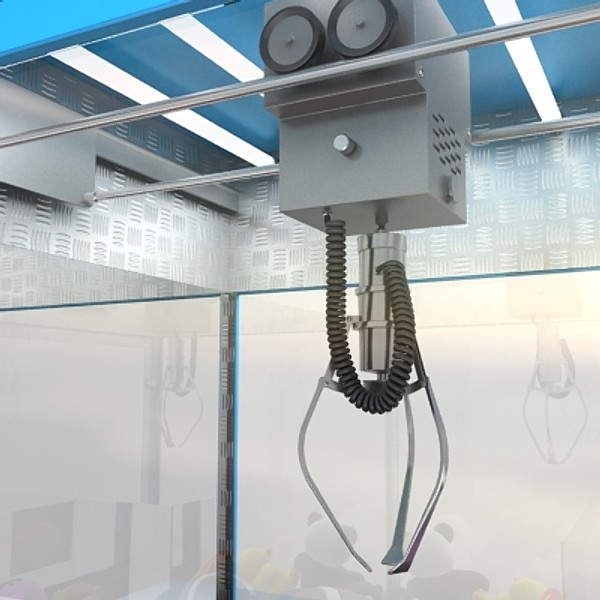 3dsmax arcade crane - arcade crane game by monkeyodoom