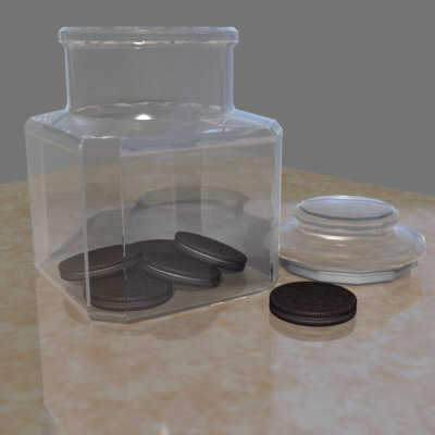 3ds max cookie jar - Cookie Jar by mostlysquare