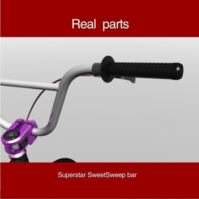 3d h4 signature bmx bicycle - h4 signature BMX bicycle by Zigzain