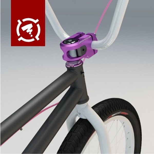 3d h4 signature bmx bicycle - h4 signature BMX bicycle by Zigzain