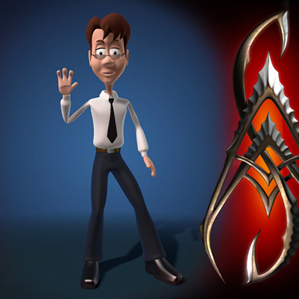 man cartoon 3d c4d - Cartoon Man by CG ARTStudio