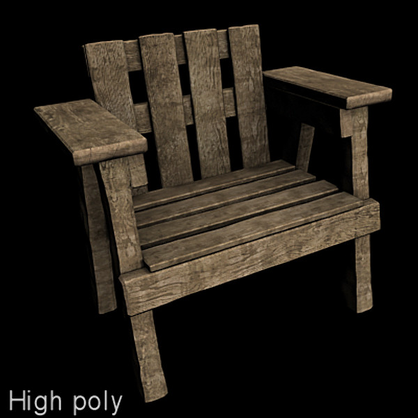 Wooden chair - Exterior
