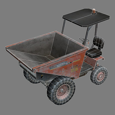 3d dumper 1 model - Dumper 1 by papillon