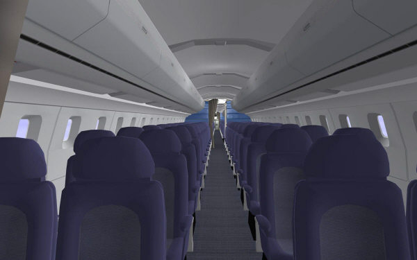 3d model interior concorde - Concorde Interior by mach 3 graphics