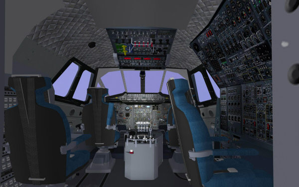 3d model interior concorde - Concorde Interior by mach 3 graphics
